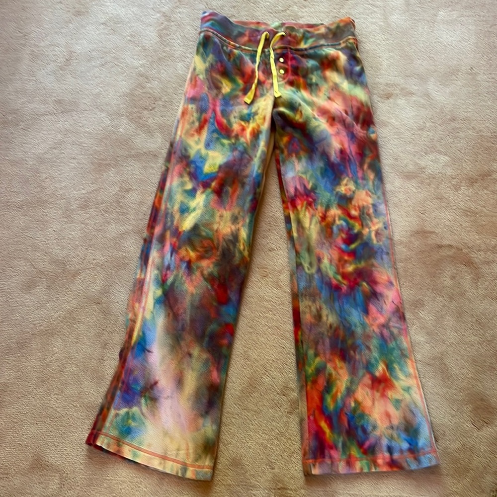 Tie dye pajama/lounge pants- size small